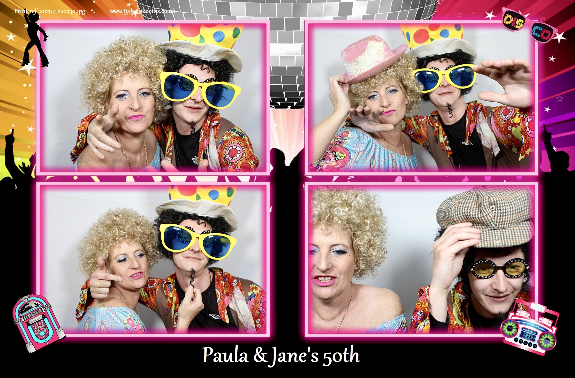 Paula & Jane's 50th | View more photos from the event at gallery.tjphotobooths.co.uk/u/TJPhotobooths/Paula-Janes-50th